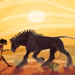 Christine Knopp Horse Illustration